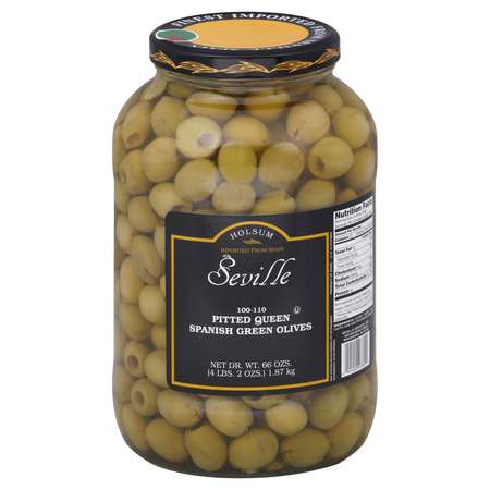 SEVILLE Seville Pitted Queen Olive 100-110 Count 1 gal., PK4 80117